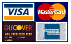 Credit cards accepted